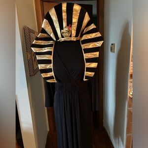 Egyptian Pharaoh King Tut Queen Nefertiti Cleopatra Halloween Costume Headpiece